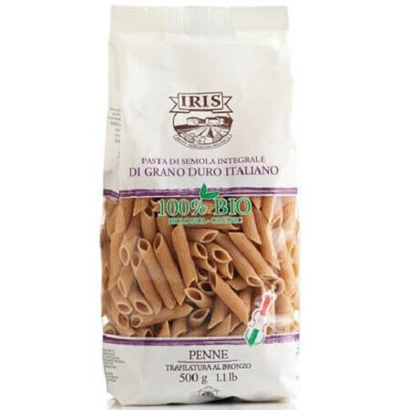 Biologische Volkoren Penne Pasta, 500 g, Iris Bio