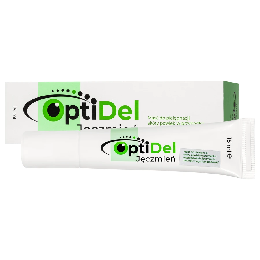 OptiDel Barley, pommade pour les paupières pour l'orge externe, 15 ml