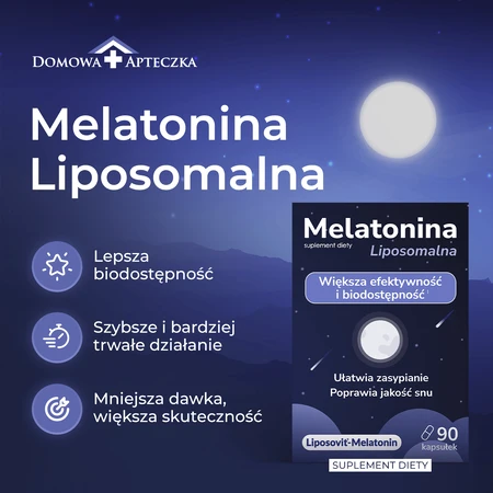 Melatonina Liposomalna, 90 kapsułek: ceny i cechy