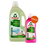 Frosch, gel lavant, aloe vera, 1,5 l + concentré d'assouplissant, figue, 750 ml gratuit