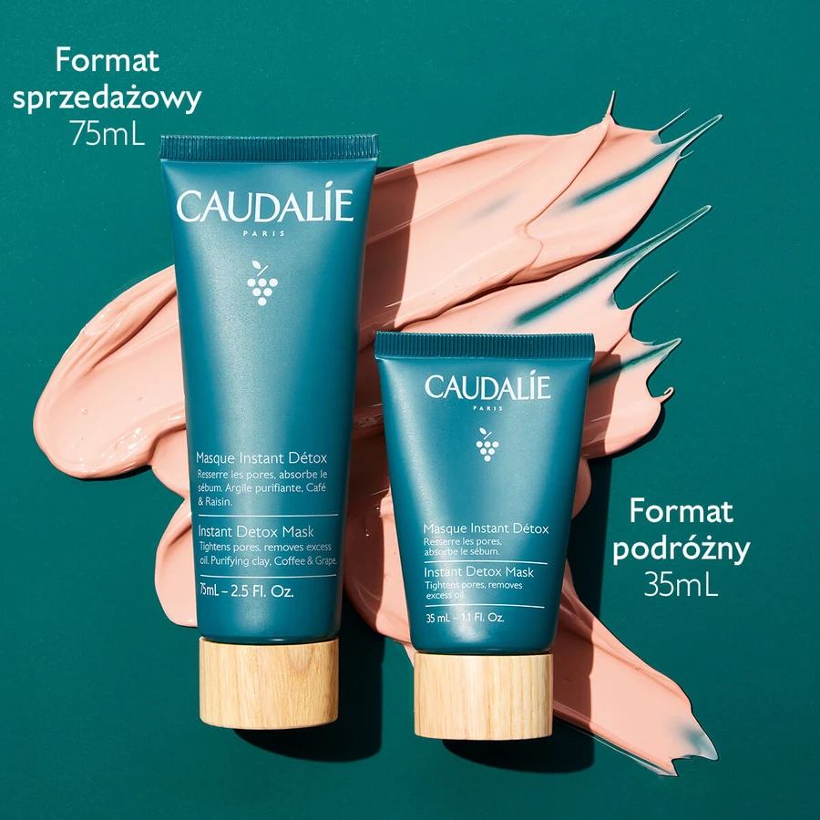 Caudalie Vinoclean, mascarilla desintoxicante instantánea, 75 ml