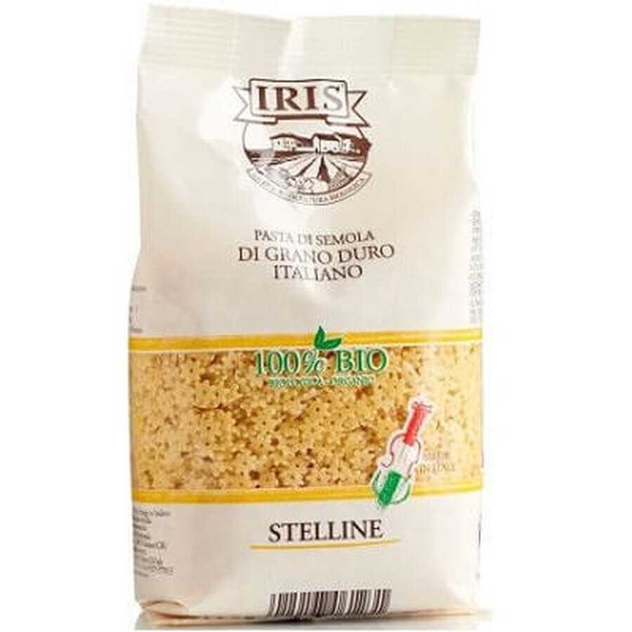 Pasta de trigo duro ecológica Stelline, 250 gr, Iris Bio