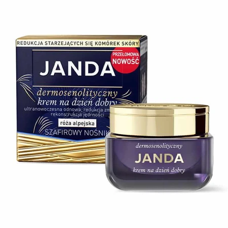Janda Sapphire Carrier, crema de día dermosenolítica, 50 ml