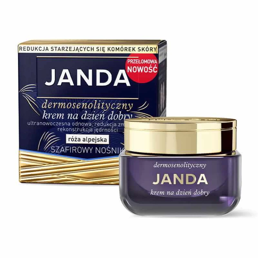 Janda Sapphire Carrier, crema de día dermosenolítica, 50 ml