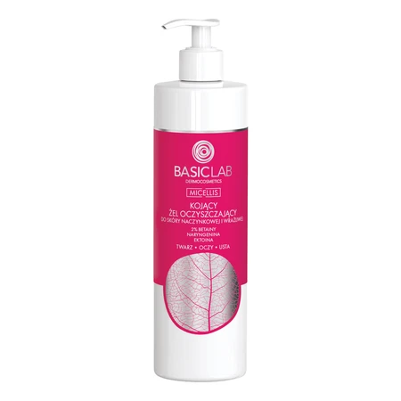 BasicLab Micellis, gel de curățare calmant pentru piele vasculară și sensibilă, 300 ml