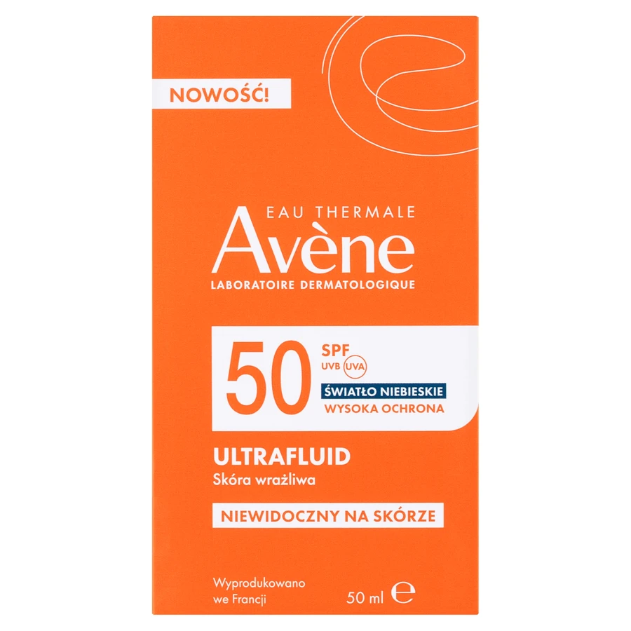 Avène Sun set, haute protection solaire, spray, SPF 30, 200 ml + écran solaire invisible pour le visage, peau sensible, SPF 50+, 50 ml + sac de plage gratuit