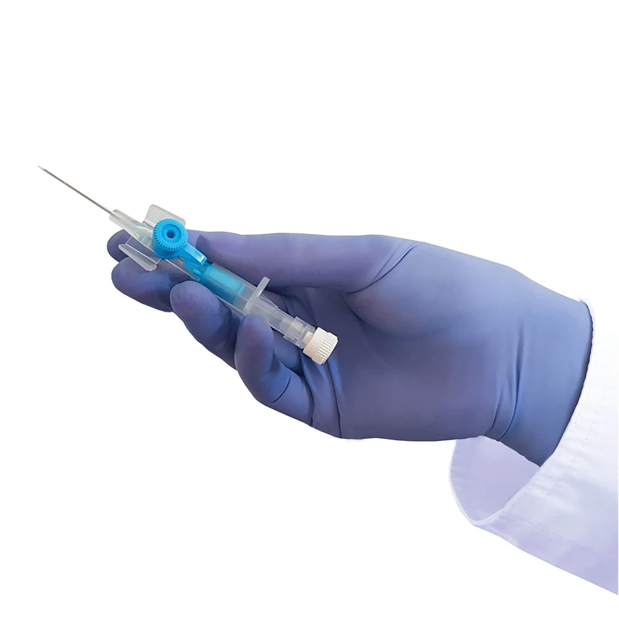 MediCare Nitrile Hydra+, nitrile gloves, non-sterile, powder-free, blue, size M, 100 pieces