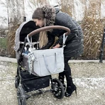 BabyOno, torba do wózka, Carmen, szara: ceny i cechy