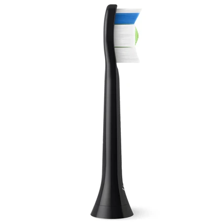 Philips, replacement tips for Sonicare W2 Optimal White sonic toothbrush, black, 4 pieces