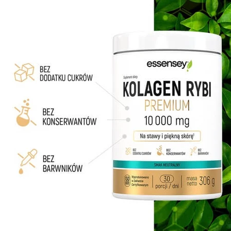 Essensey Premium Fisch Kollagen 10000 mg, neutral, 306 g