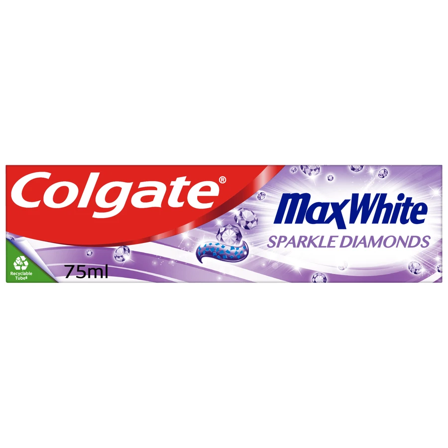Colgate Max White Sparkle Diamonds, pasta do zębów, 75 ml: ceny i cechy