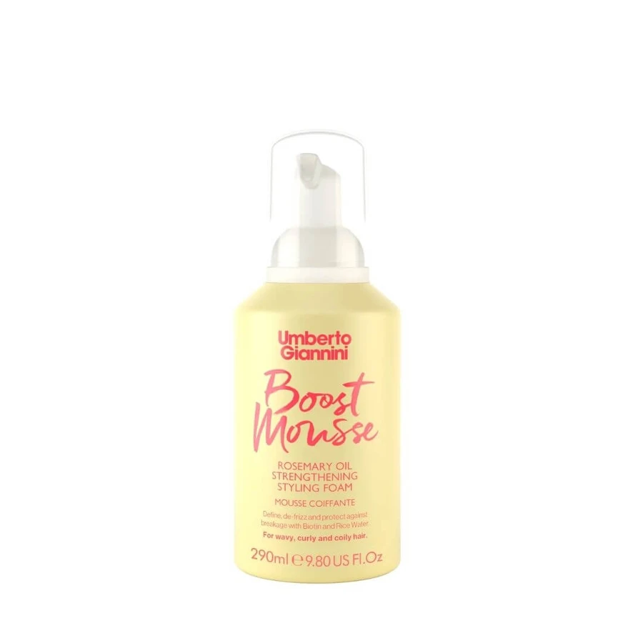 Espuma de peinado fortificante con aceite de romero Rizos Fuertes, 290 ml, Umberto Giannini, Umberto Giannini