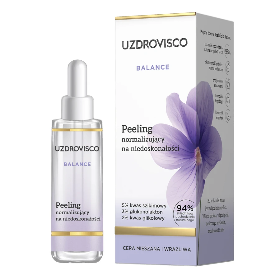 Uzdrovisco Balance, gommage normalisant pour les imperfections, 30 ml