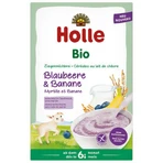 Holle Bio Reisbrei, Heidelbeere und Banane mit Ziegenmilch, glutenfrei, ab 6 Monaten, 200 g