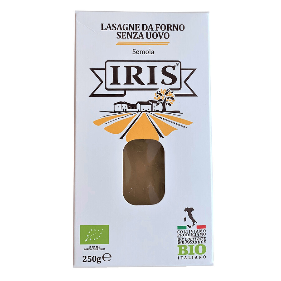 Lasagna di semola di grano duro, 250 gr, Iris