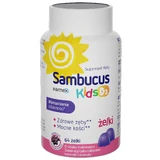 Sambucus Kids D3, Gummibärchen, Himbeergeschmack, 64 Stück