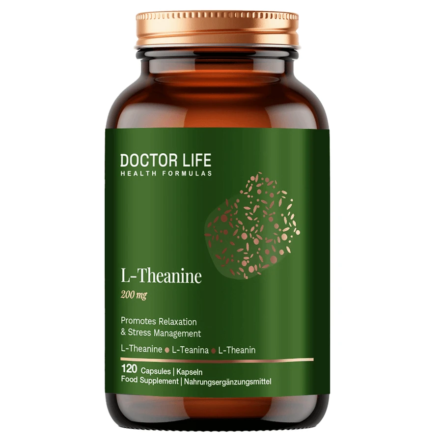 Doctor Life L-Theanine, L-theanine 200 mg 120 capsules