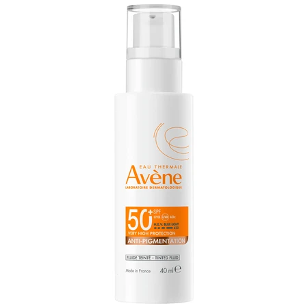 Avene Sun, bardzo wysoka ochrona przeciwsłoneczna, koloryzujący fluid przeciw przebarwieniom, SPF 50+, 40 ml: ceny i cechy