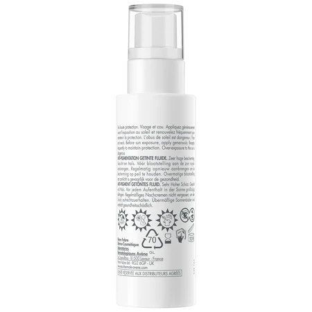 Avene Sun, bardzo wysoka ochrona przeciwsłoneczna, koloryzujący fluid przeciw przebarwieniom, SPF 50+, 40 ml: ceny i cechy