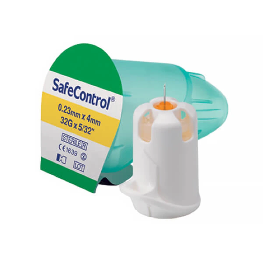 Unifine SafeControl, ace stilou, 32G, 4 mm, 100 bucăți