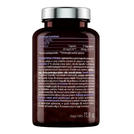 Citrate de potassium Essensey, 90 gélules