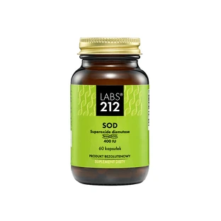 Labs212 SOD Superóxido Dismutasa, 60 cápsulas