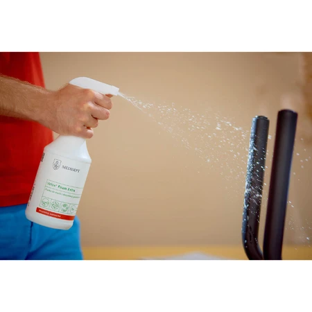 Medisept Velox Espuma Extra, espuma para limpieza y desinfección de superficies, 1 l