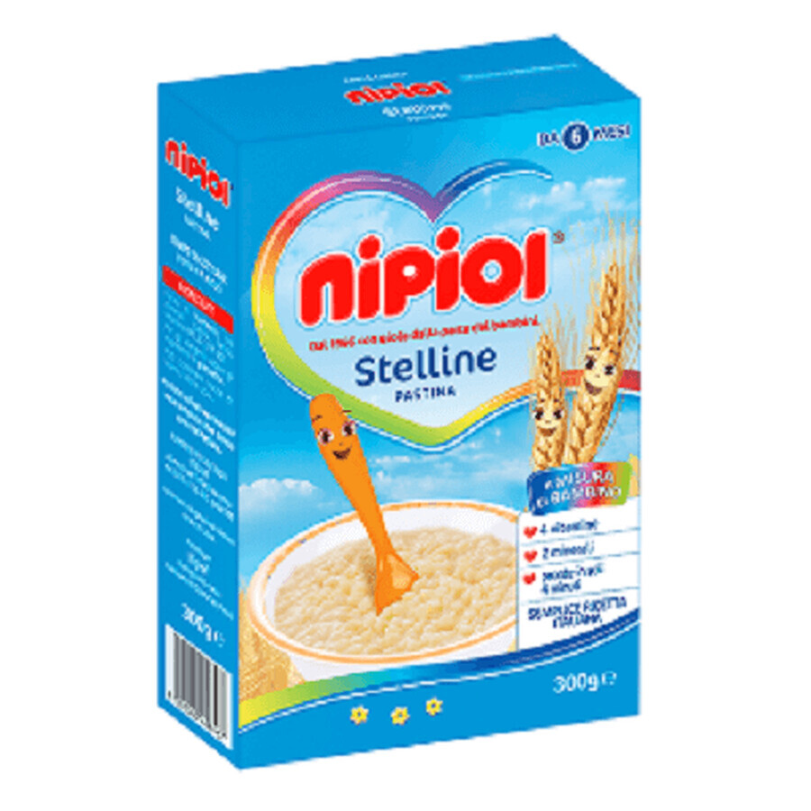 Pasta Stelline, +6 meses, 300 g