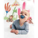 Luu Kids, chupete, posicionamiento, silicona, Cloudy Blue, 3-6 meses, 1 pieza
