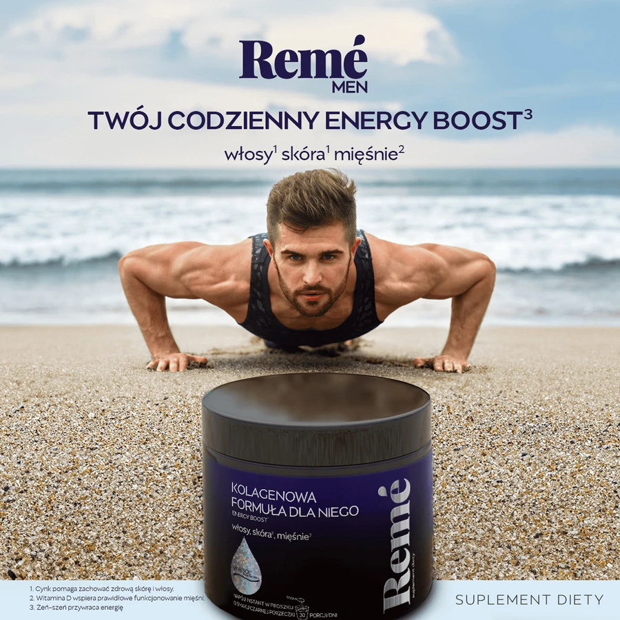 Reme Men Collagen Formula for Men, arôme de cassis, 150 g