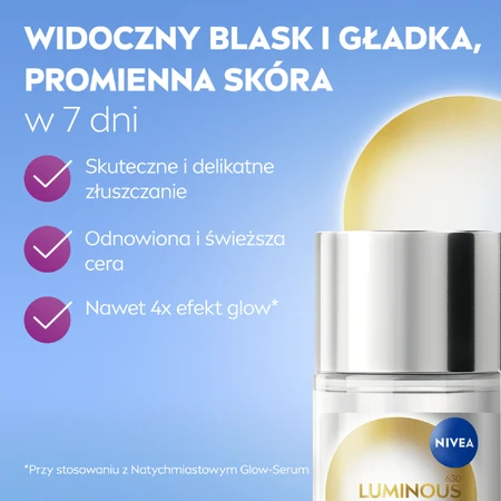 Nivea Luminous 630 Skin Glow, essenza liquida luminosa, 100 ml