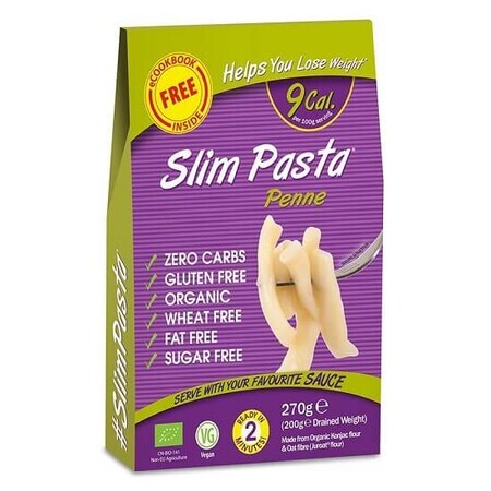 Bio Konjakmehl Penne, 270g, Slim Pasta