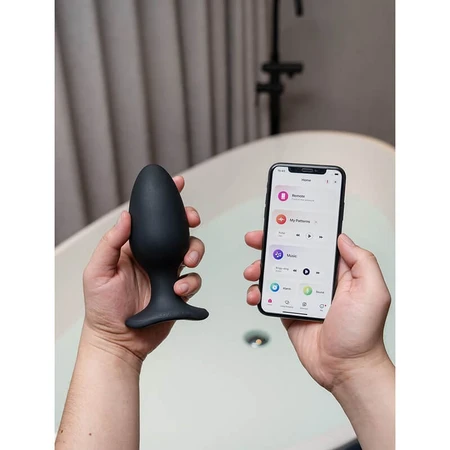 Lovense Hush 2, plug anal controlat prin aplicație, L