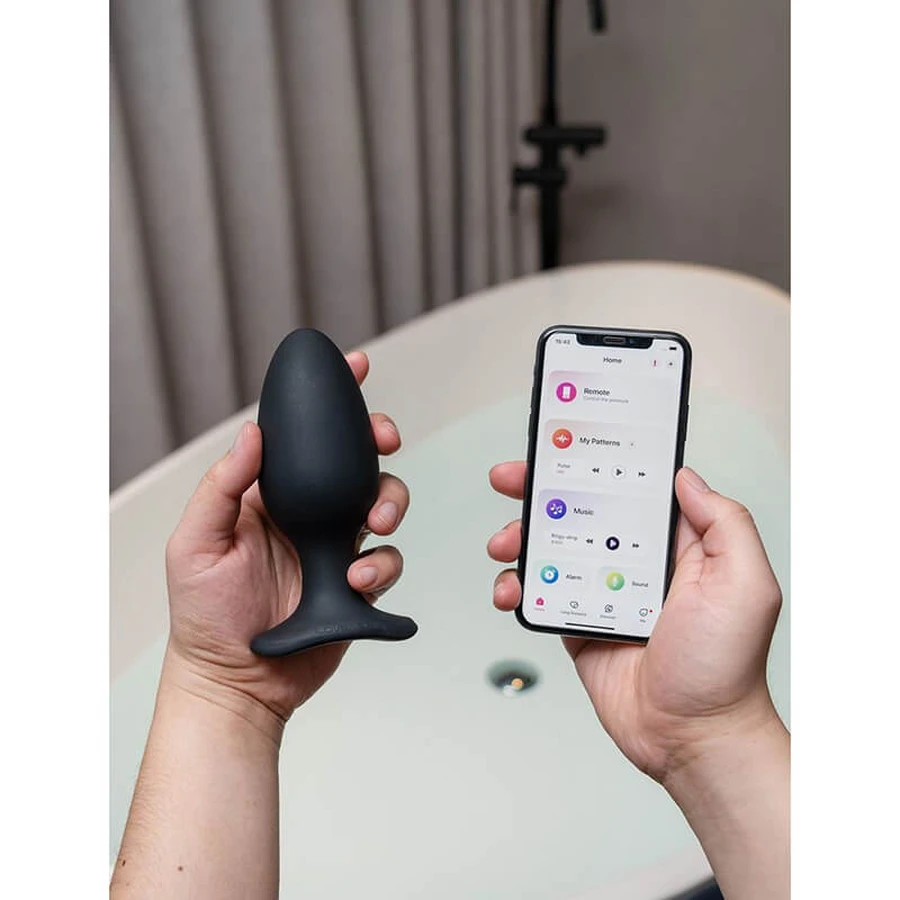 Lovense Hush 2, plug anal controlat prin aplicație, L
