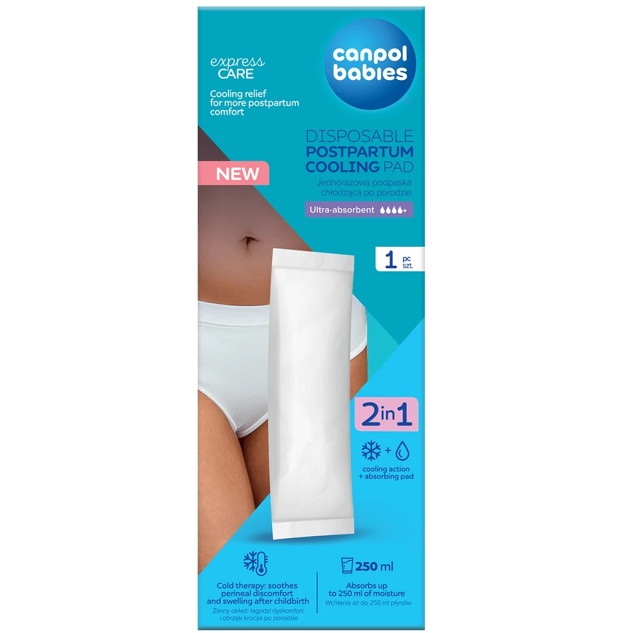 Canpol Babies, tampon de răcire postpartum de unică folosință, 1 buc