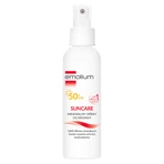 Emolium Suncare set, minerale beschermingsspray voor kinderen vanaf dag 1 en volwassenen, SPF 50+, 2 x 100 ml + gratis strandspel "vang de bal