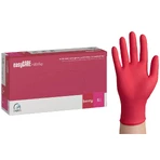 EasyCare Nitrile, mănuși din nitril, nesterile, fără pudră, zmeură, mărimea S, 100 bucăți