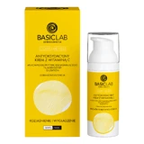 BasicLab Complementis, crema antioxidante con vitamina C, iluminadora y alisadora, textura ligera, 50 ml
