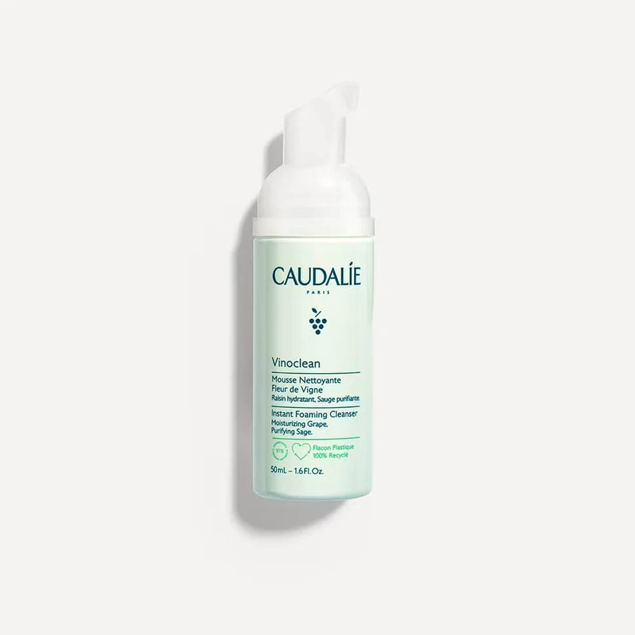 Caudalie Vinoclean, espuma limpiadora, 50 ml