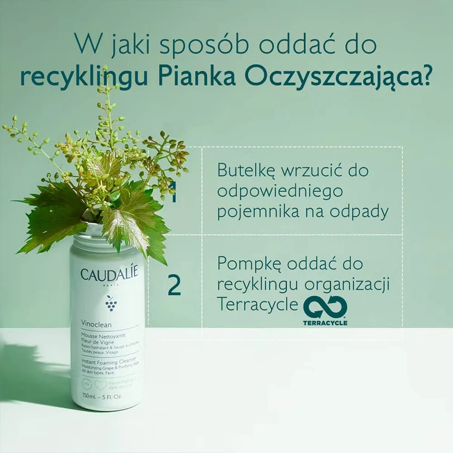 Caudalie Vinoclean, espuma limpiadora, 50 ml