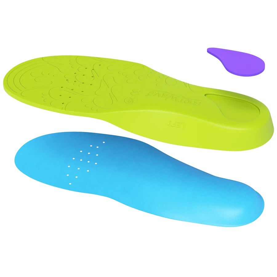 FootWave Kids, plantillas ortopédicas, pie y rodilla valgos, XSmall Kids, 28-29, 1 par