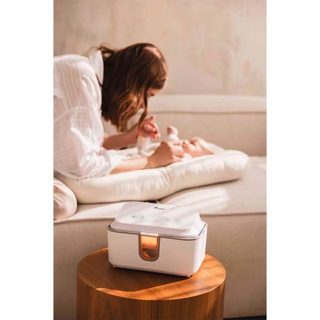 Momini WarmWipes, vochtige doekjesverwarmer met UV-sterilisator