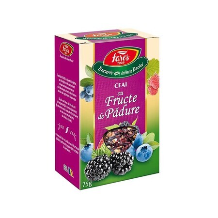 Ceai aromat cu fructe de pădure, 75 g, Fares