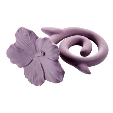 Natruba, elastic din cauciuc natural, floare hawaii, de la naștere, 1 buc