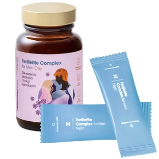 Health Labs FertileMe Complex per uomo, 30 capsule + 30 bustine