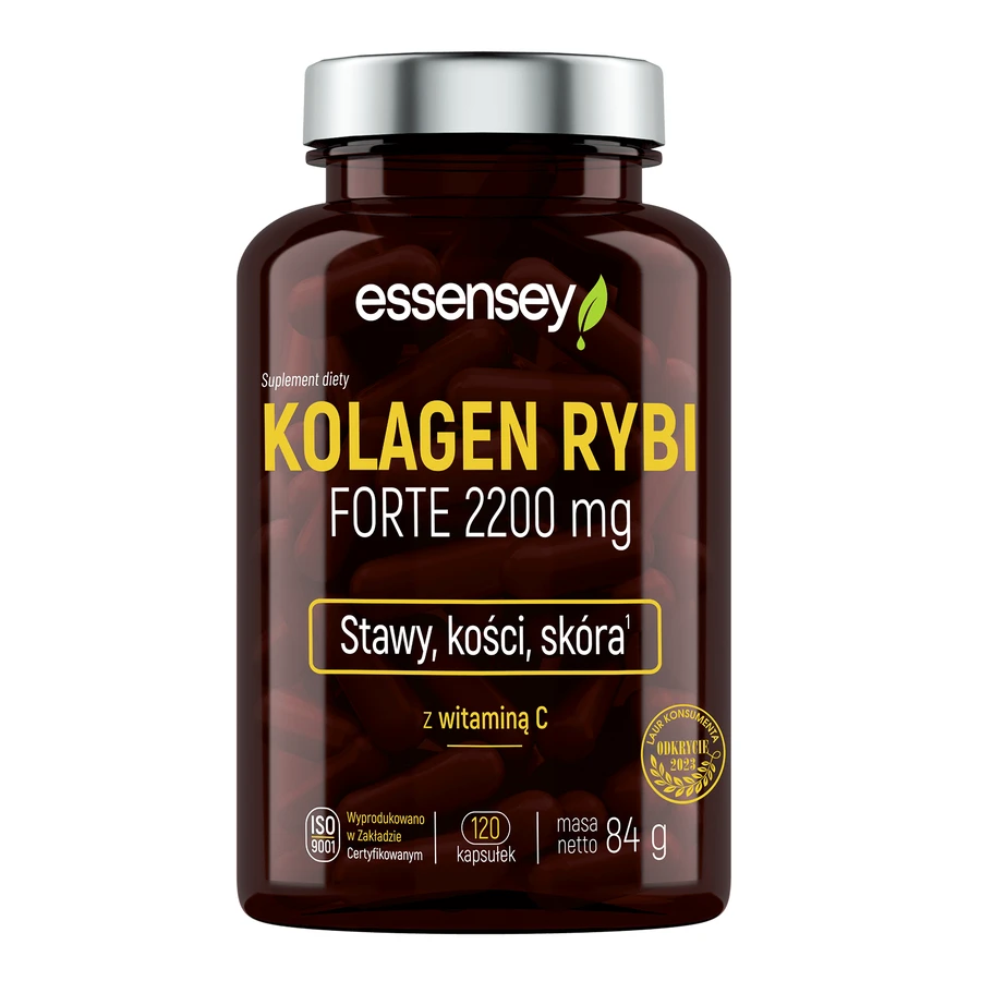 Essensey Colágeno de Pescado Forte 2200 mg, 120 cápsulas