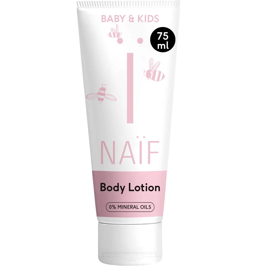 Naif Baby & Kids, latte corpo idratante per neonati e bambini dal primo giorno di vita, 75 ml