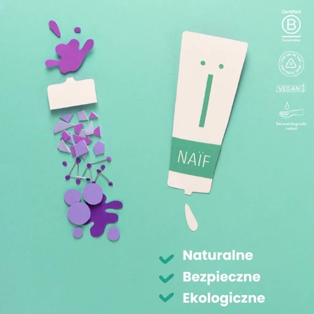 Naif Baby & Kids, latte corpo idratante per neonati e bambini dal primo giorno di vita, 75 ml