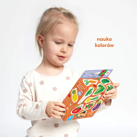 CzuCzu Paired Puzzles Fruits and Vegetables, puzzle-uri pentru copii, de la 18 luni, 38 piese