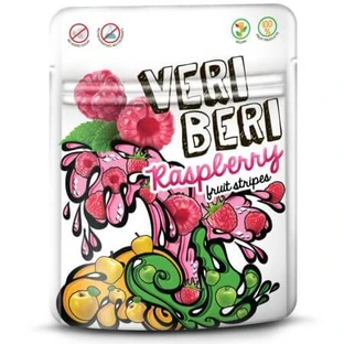 Jeleuri din fructe cu aroma de zmeura, 50 g, Veri Beri